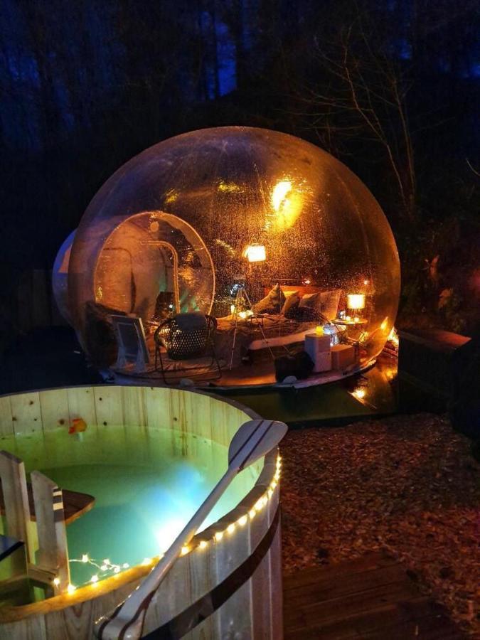 Living Timeless- Bubble Tent Elzach Inklusive Hot Tube Badefass- Schlafen Unterm Sternenhimmel 외부 사진