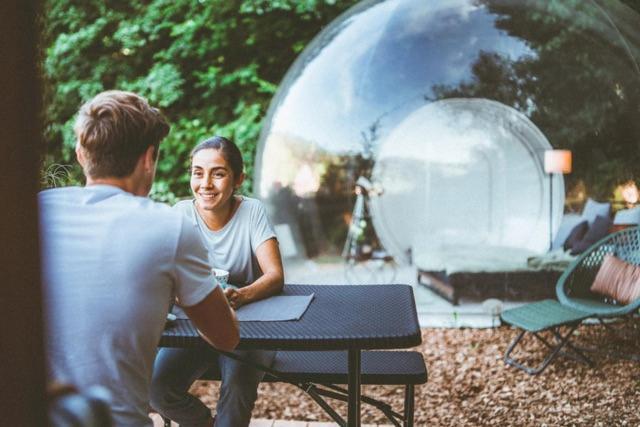 Living Timeless- Bubble Tent Elzach Inklusive Hot Tube Badefass- Schlafen Unterm Sternenhimmel 외부 사진