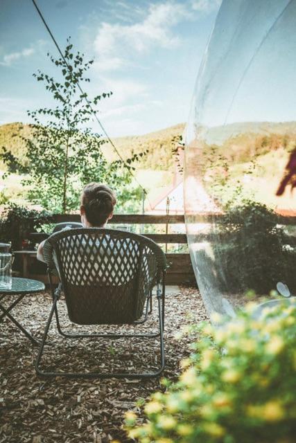 Living Timeless- Bubble Tent Elzach Inklusive Hot Tube Badefass- Schlafen Unterm Sternenhimmel 외부 사진