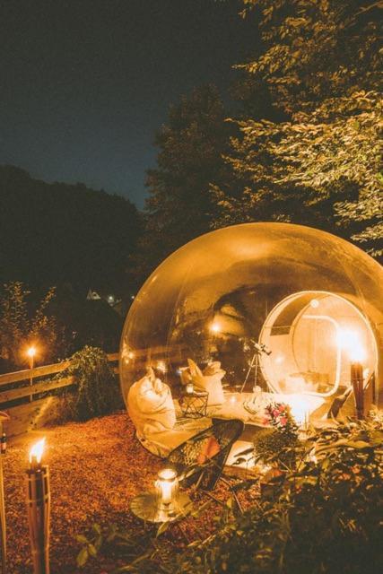 Living Timeless- Bubble Tent Elzach Inklusive Hot Tube Badefass- Schlafen Unterm Sternenhimmel 외부 사진