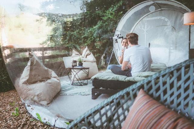 Living Timeless- Bubble Tent Elzach Inklusive Hot Tube Badefass- Schlafen Unterm Sternenhimmel 외부 사진