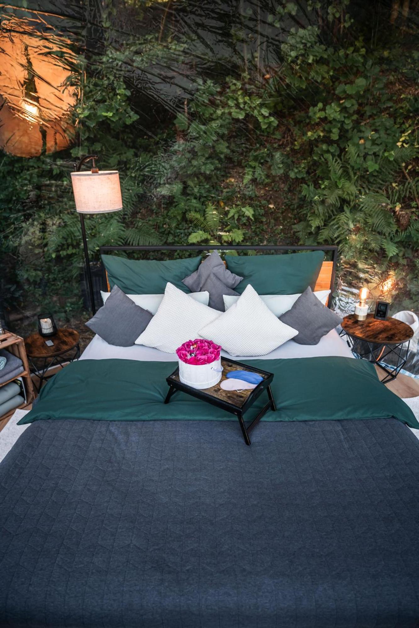 Living Timeless- Bubble Tent Elzach Inklusive Hot Tube Badefass- Schlafen Unterm Sternenhimmel 외부 사진