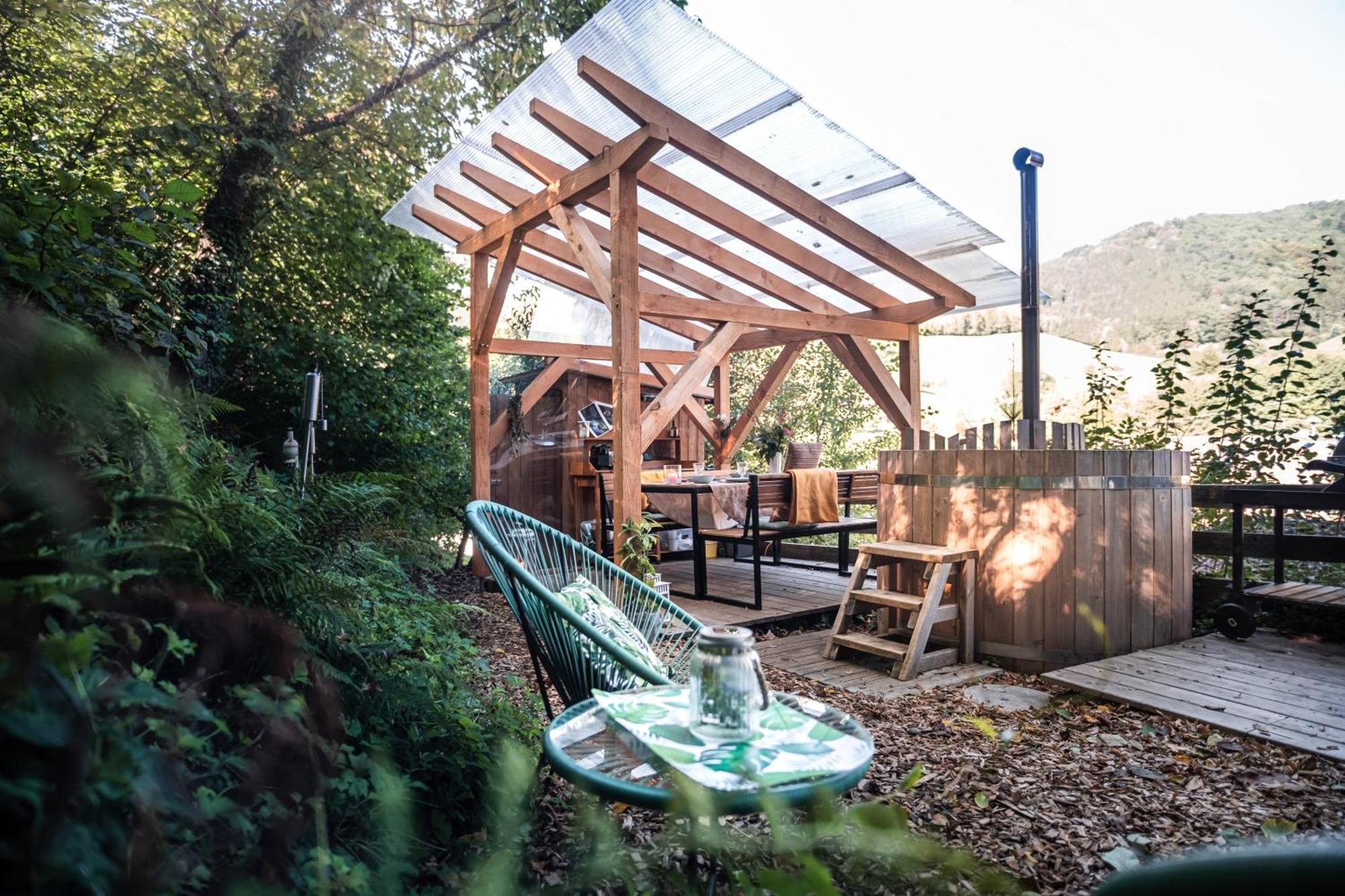 Living Timeless- Bubble Tent Elzach Inklusive Hot Tube Badefass- Schlafen Unterm Sternenhimmel 외부 사진